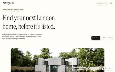 Aldergate template preview