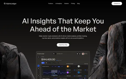 AlphaLedger template preview