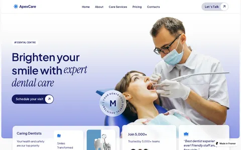 ApexCare template preview