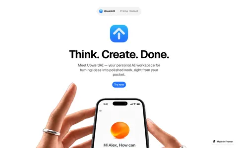 App Landing template preview