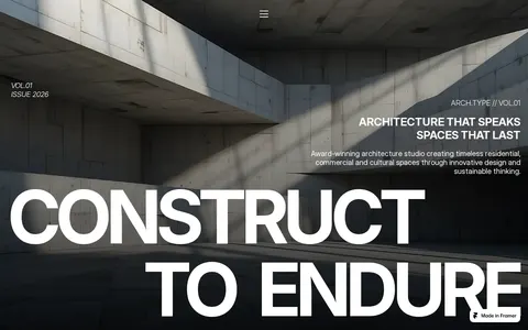 ARCH.TYPE template preview