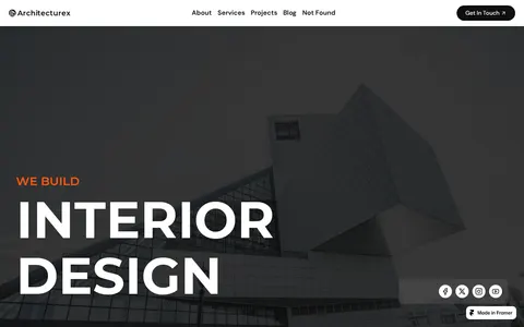 Architecturex template preview
