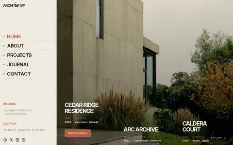 ARCHITEKTA® template preview