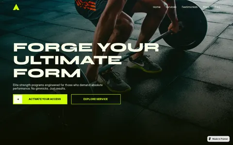 ARES FIT template preview