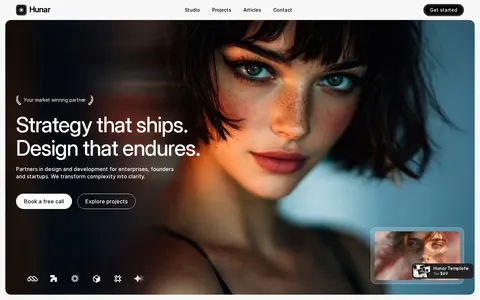 Arova Studio template preview