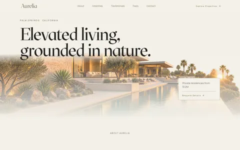Aureliarealestate template preview
