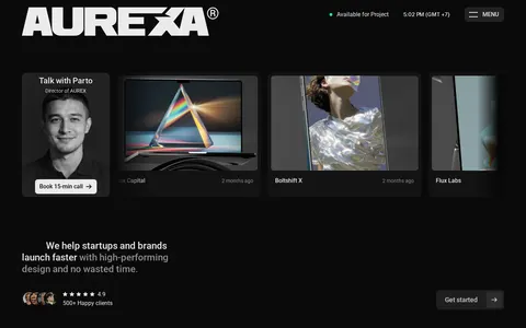 Aurexa template preview