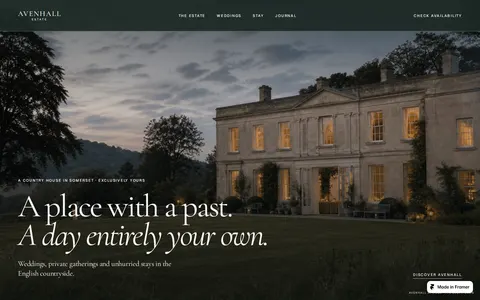 Avenhall Estate template preview