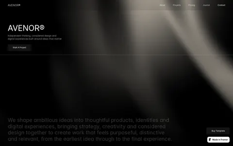 Avenor & Co template preview