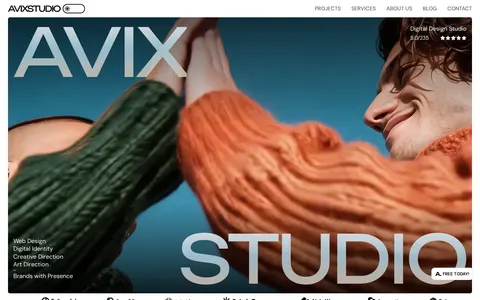 AVIX Studio template preview
