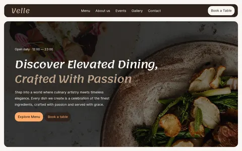 Avora - Luxury Retre template preview