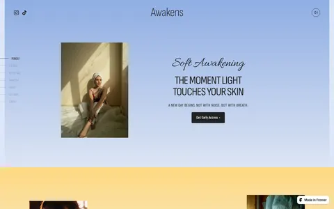 Awakens template preview