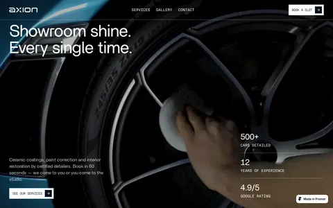 Axion Detailing template preview