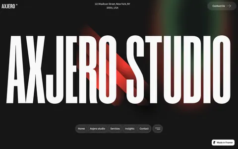 Axjero template preview