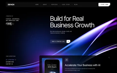 Axomica template preview
