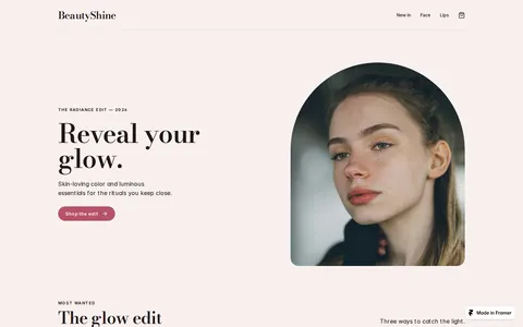 BeautyShine template preview