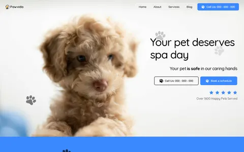 Best for your Pets template preview