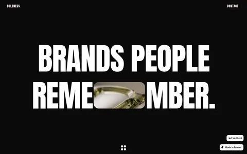 Bold & Clean Brand template preview