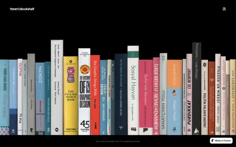 Bookshelf template preview