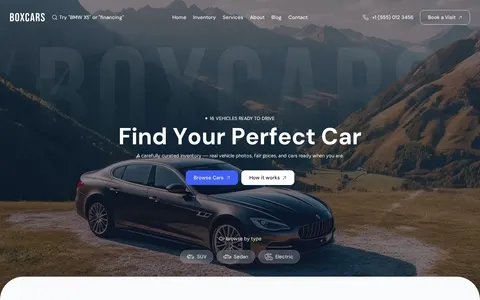 Boxcars template preview