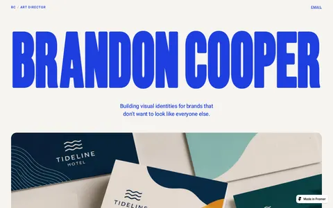 Brandon Cooper template preview