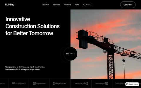 Building template preview