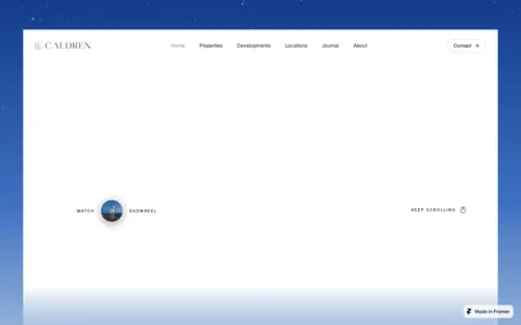 Caldren template preview