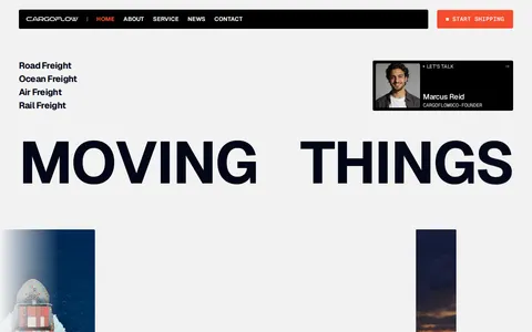 CargoFlow template preview