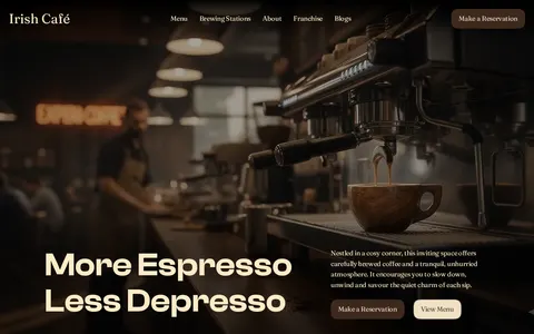 Cenere Pizzeria template preview