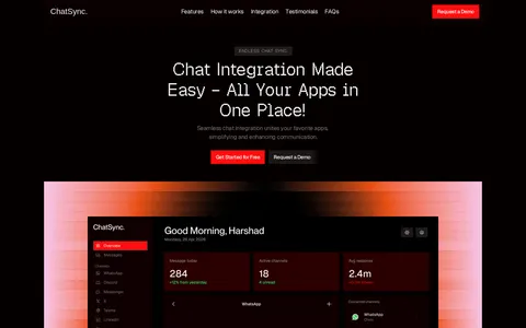 ChatSync template preview