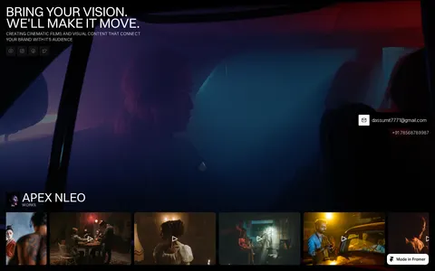 Cinevo template preview