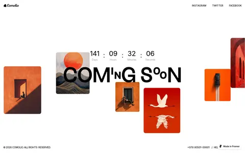 Comolio template preview