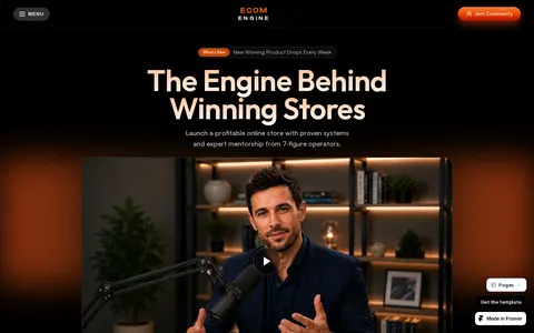 Course Funnel template preview