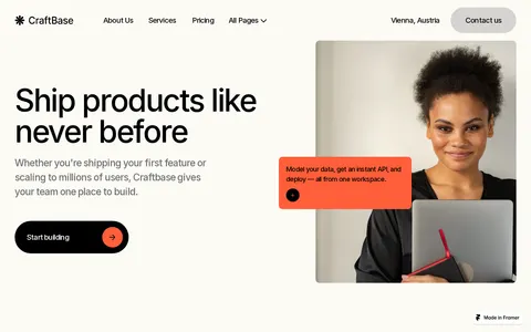 Craftbase template preview