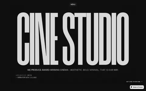 CREATOR STUDIO template preview