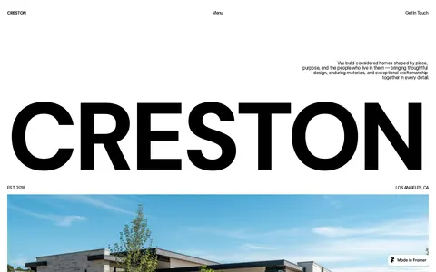 Creston template preview