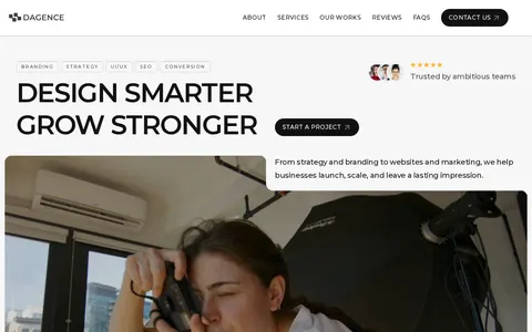 Dagence Studio template preview