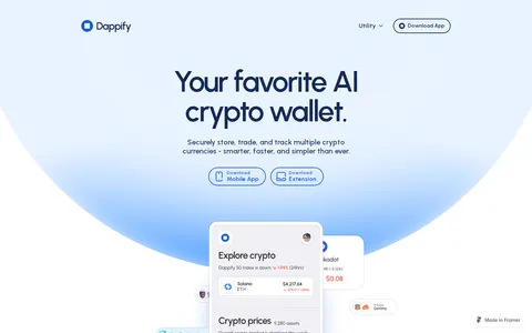 Dappify template preview