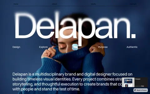 Delapan template preview