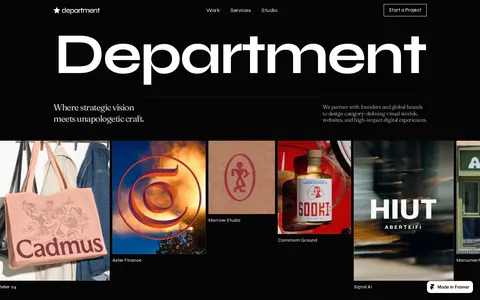 Department template preview