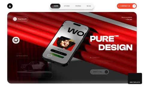 dillonbdesign template preview