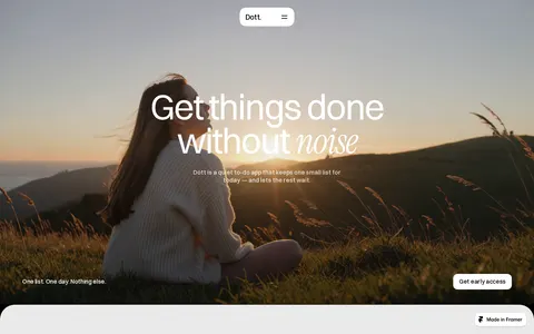 Dott Planner template preview