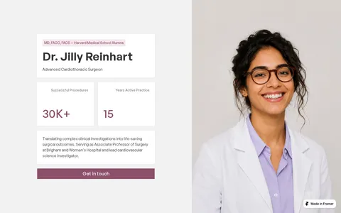 Dr Jilly's template preview