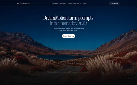 DreamMotion template preview