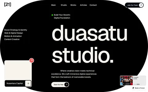 Duasatu Studio template preview