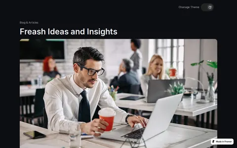 Easy CMS Article template preview