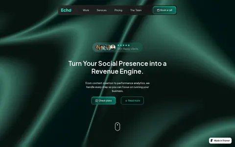 Echo - Studio template preview