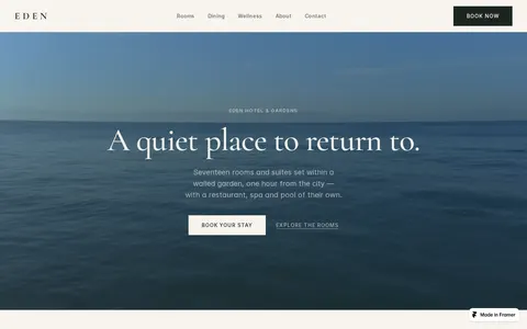 EdenHotel template preview
