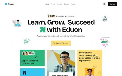 EduOn template preview