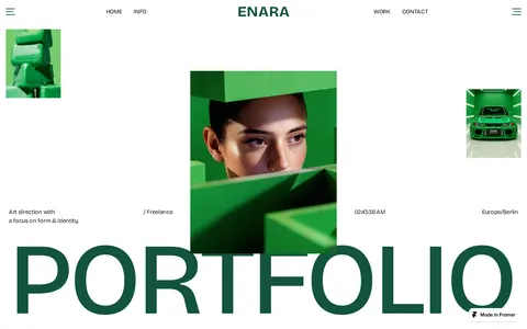 Enara template preview